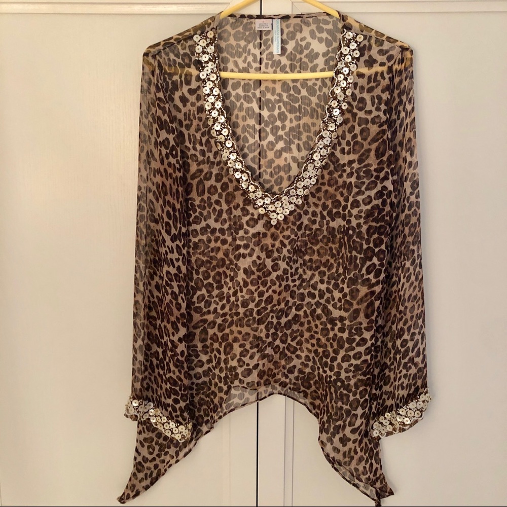 Graham Kandiah Embellished Like-New Tunic, Size S